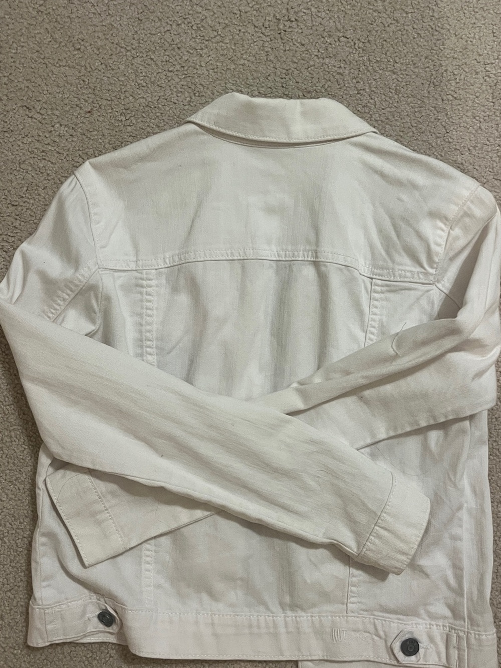 Kut from the Kloth White Denim Jacket - Picture 3 of 3
